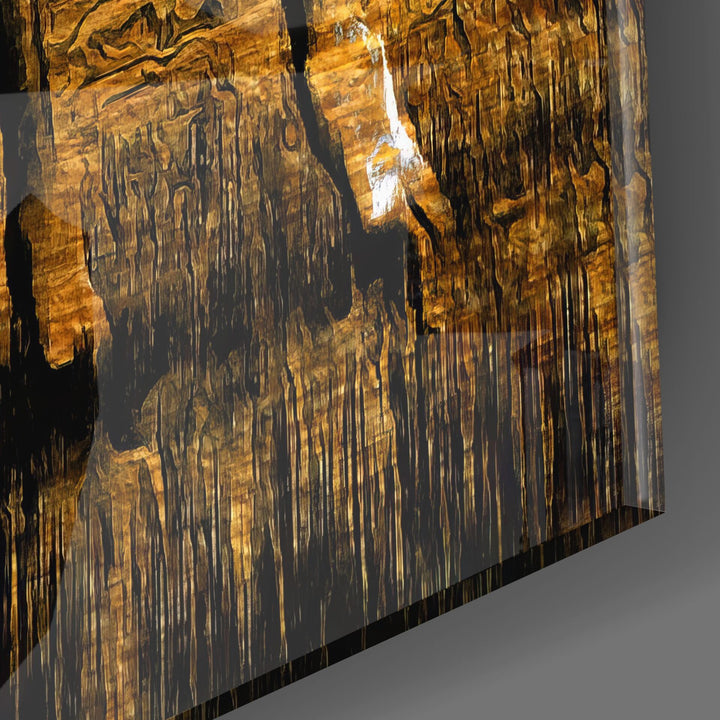 Zürafalar Cam Tablo