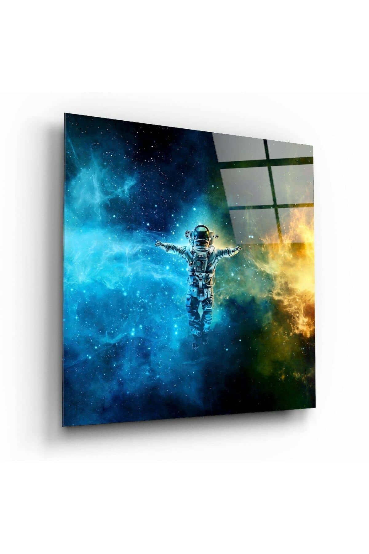 Astronot Cam Tablo | Hediyelik, Dekoratif, Ofis, Mutfak
