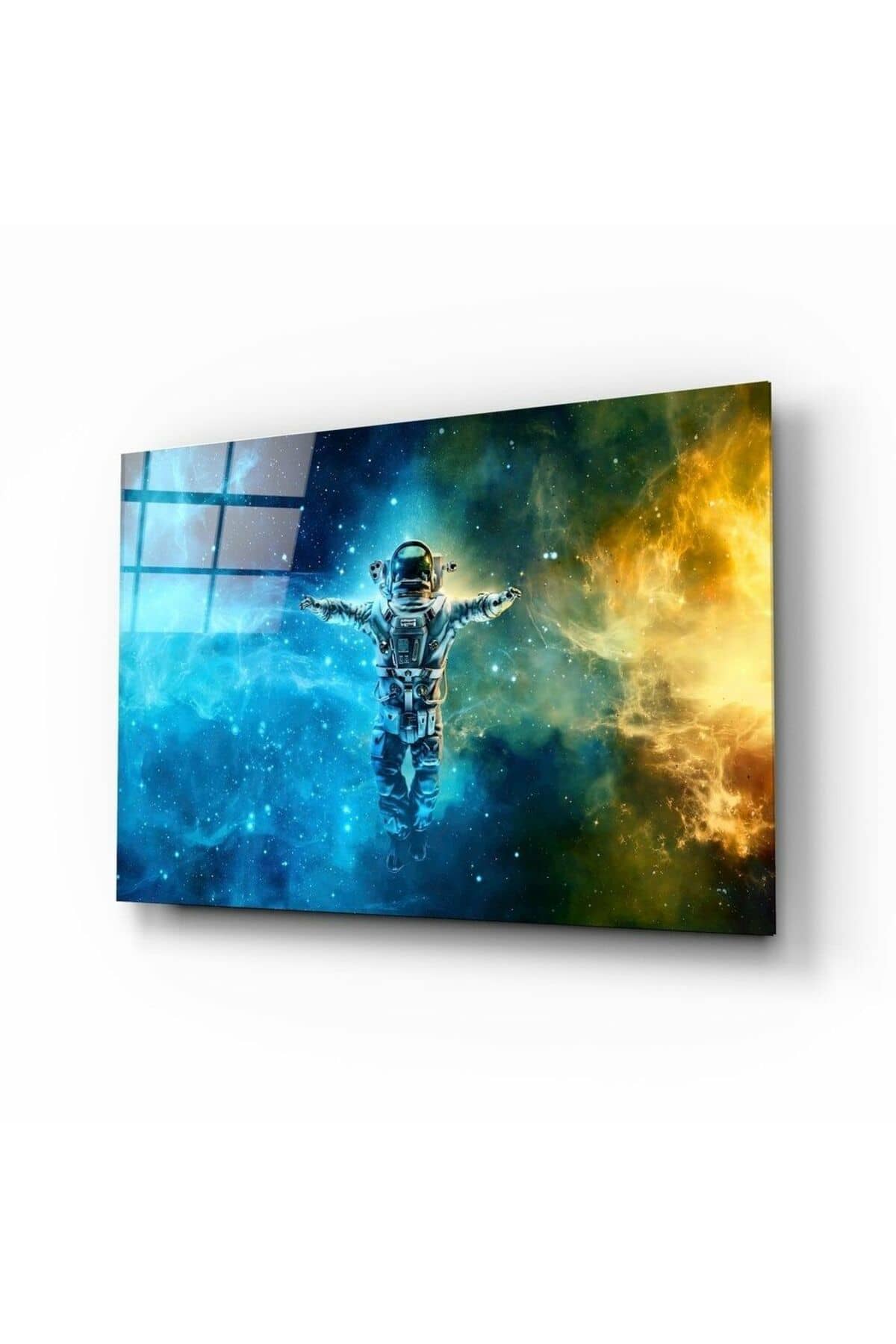 Astronot Cam Tablo | Hediyelik, Dekoratif, Ofis, Mutfak