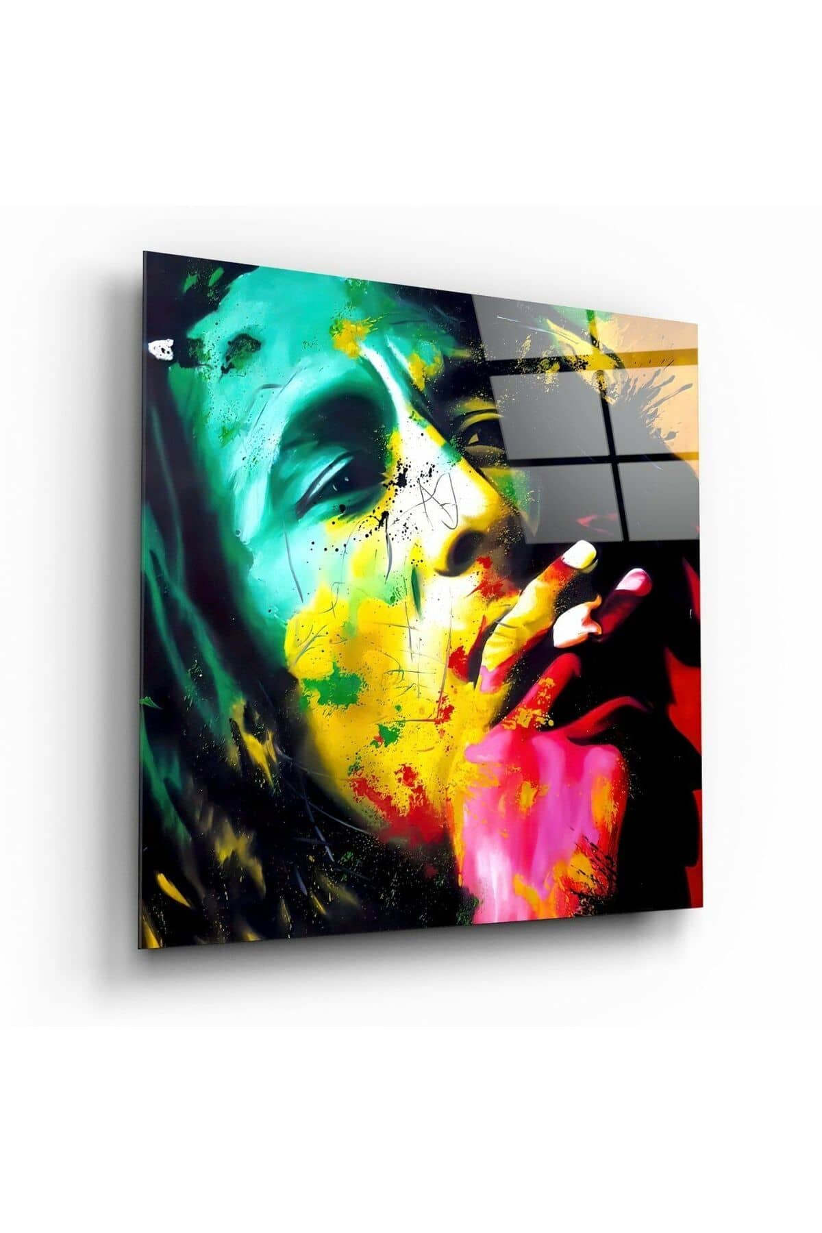 Bob Marley Cam Tablo | Hediyelik, Dekoratif, Ofis, Mutfak