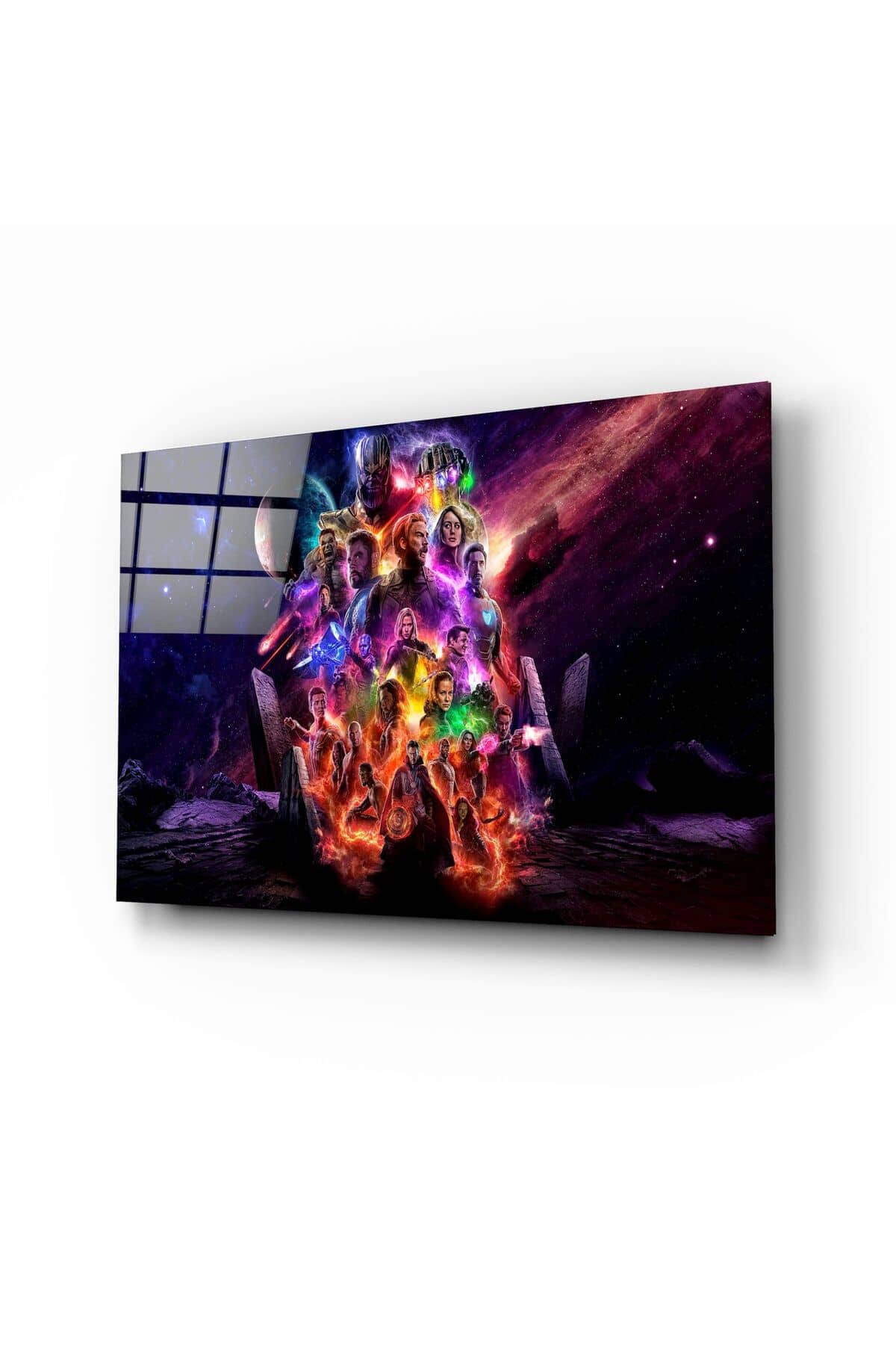 Marvel, Thanos Cam Tablo | Hediyelik, Dekoratif, Ofis, Mutfak