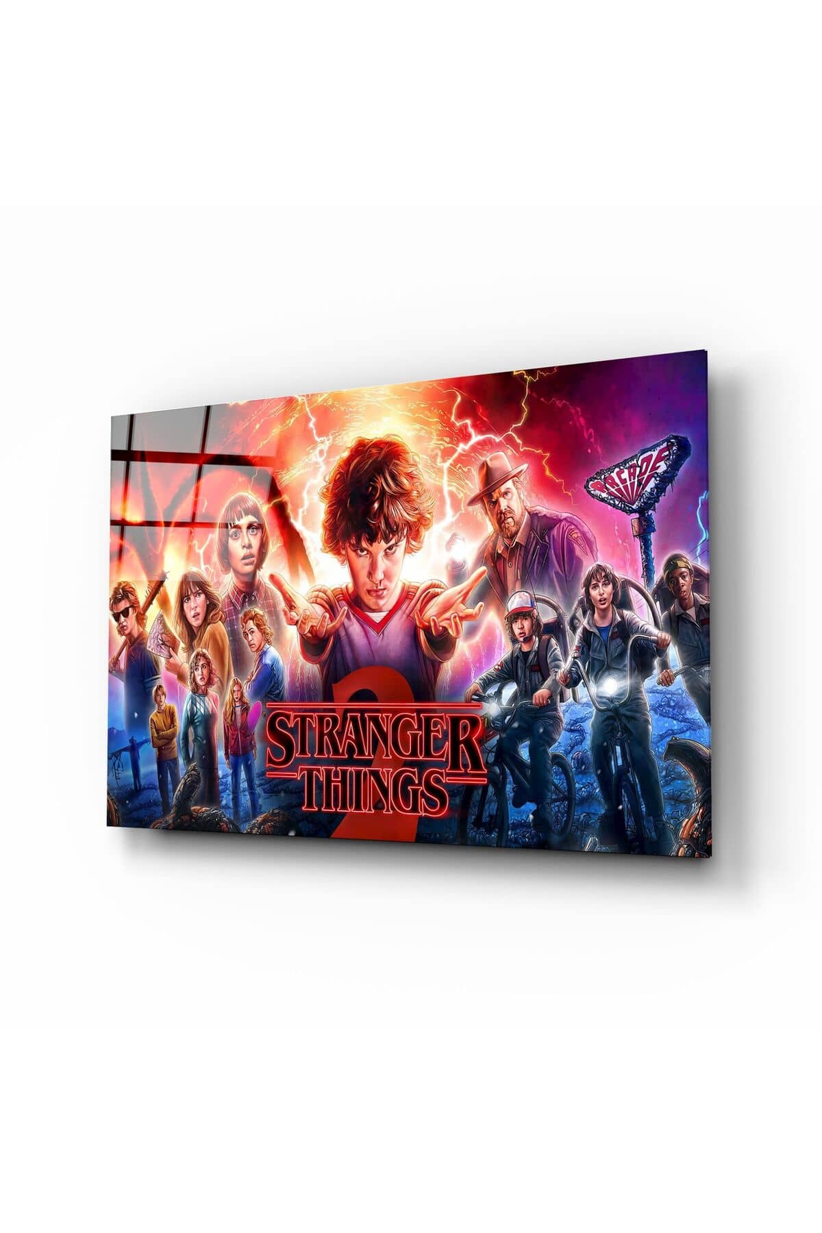 Stranger Things Poster Cam Tablo | Hediyelik, Dekoratif, Ofis, Mutfak