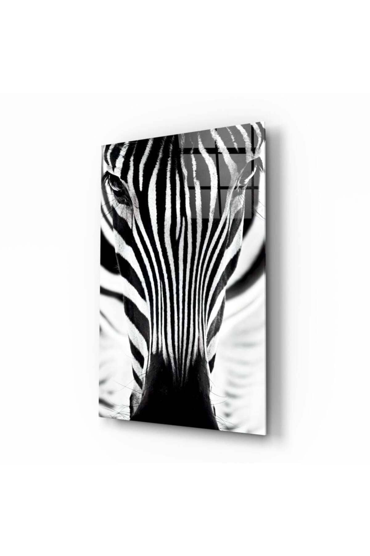 Zebra Cam Tablo No:8047 | Hediyelik, Dekoratif, Ofis, Mutfak