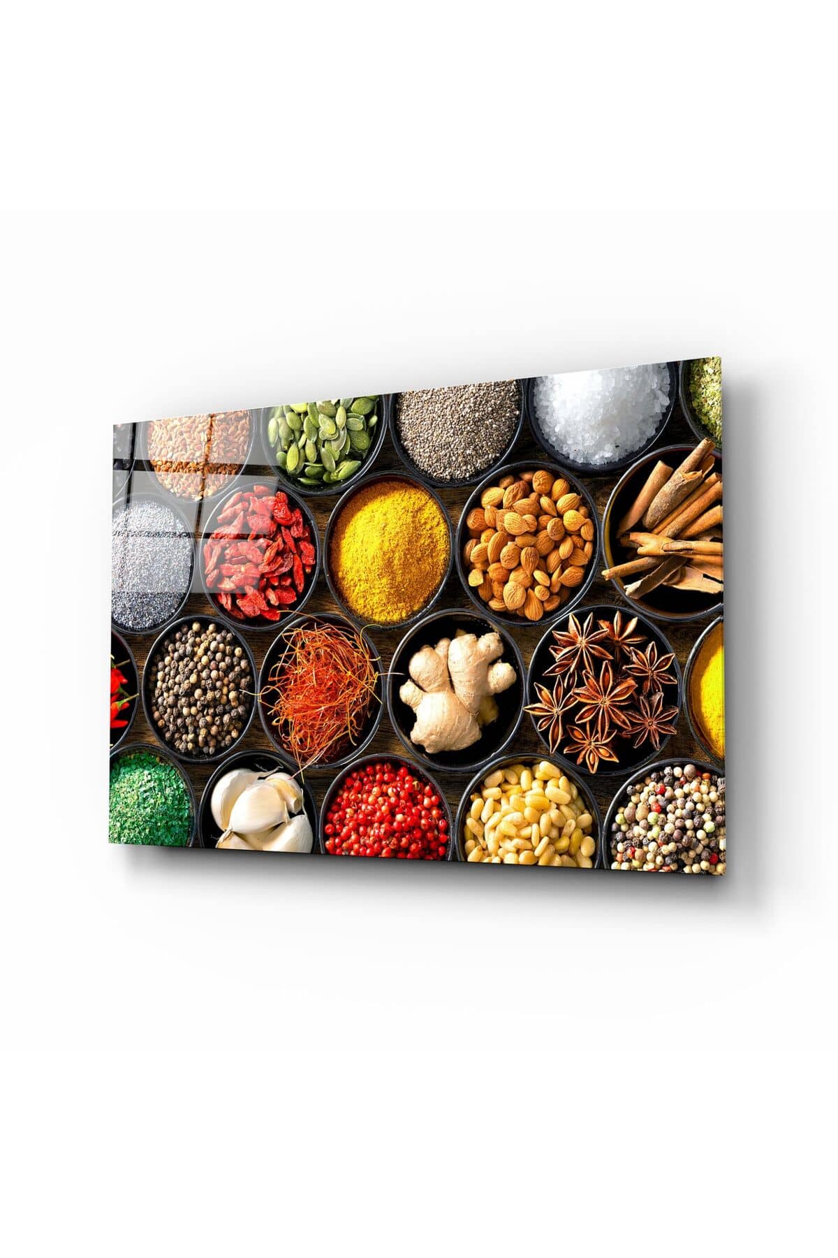 Baharat Cam Tablo | Hediyelik, Dekoratif, Ofis, Mutfak