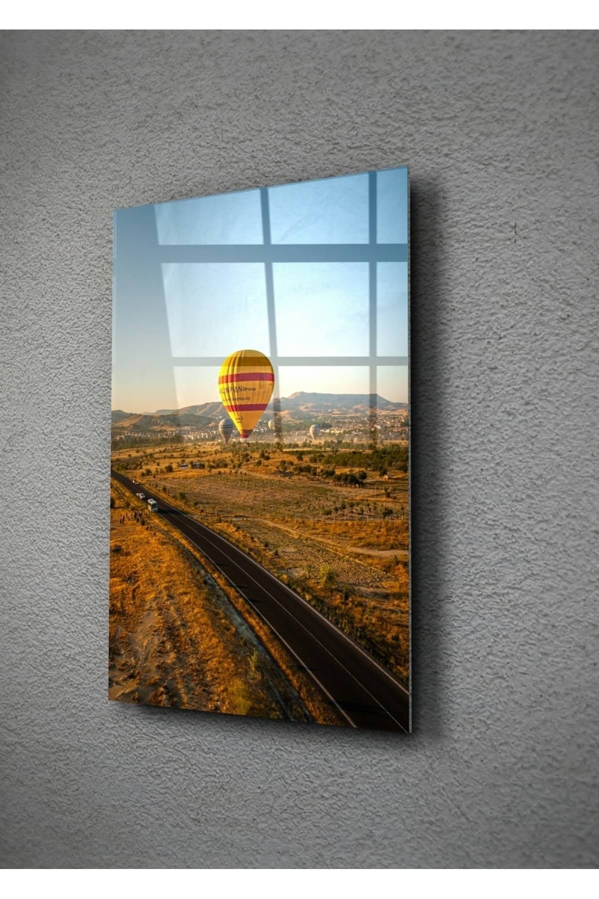 Hava Balonu Cam Tablo