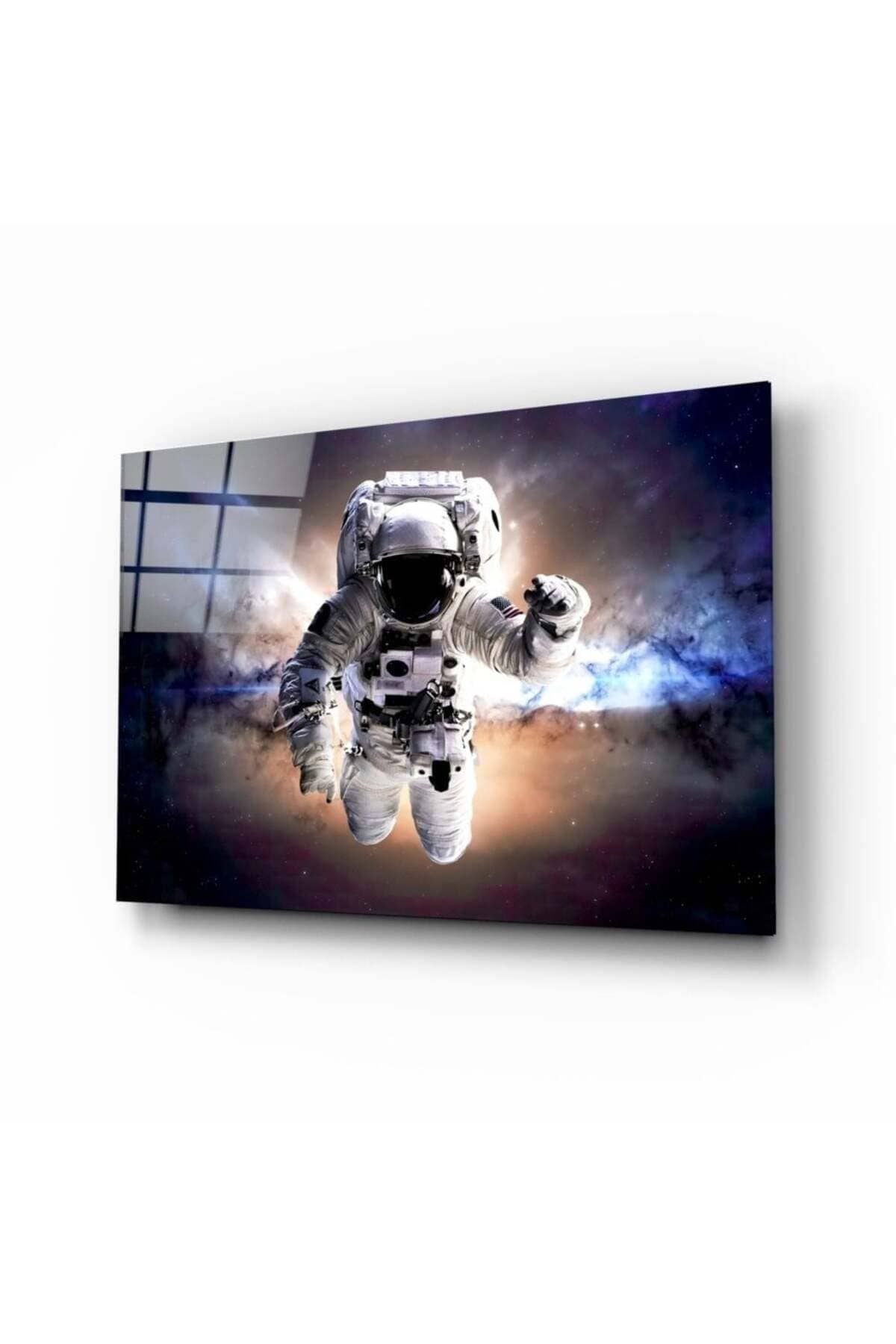 Astronot Cam Tablo | Hediyelik, Dekoratif, Ofis, Mutfak
