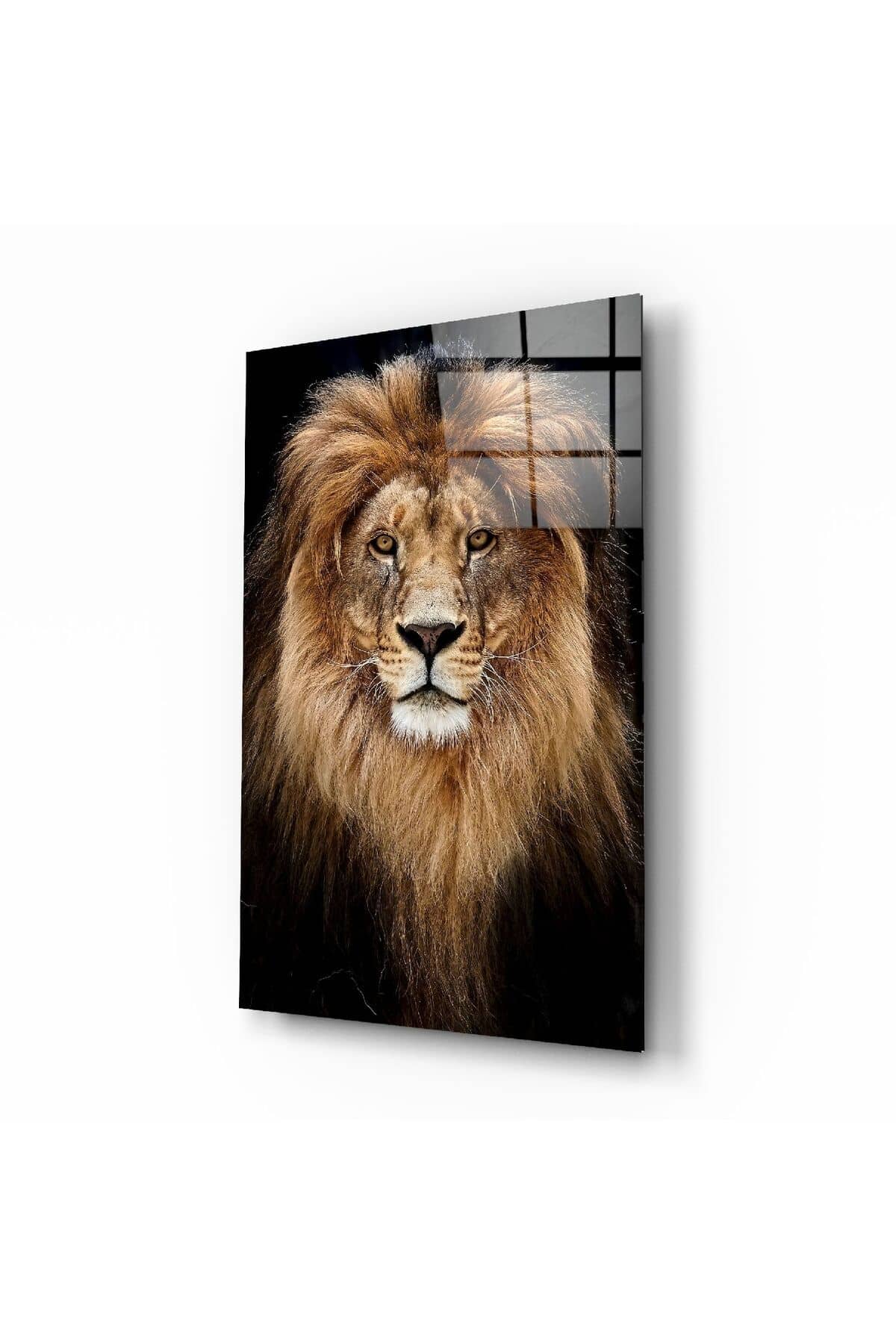 Aslan Cam Tablo | Hediyelik, Dekoratif, Ofis, Mutfak
