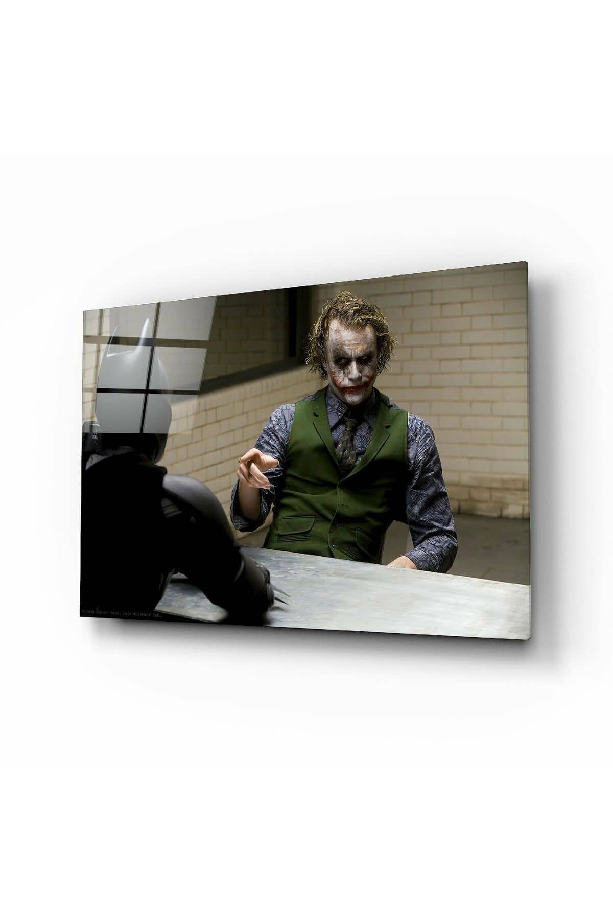 Joker Sorguda Cam Tablo | Hediyelik, Dekoratif, Ofis, Mutfak