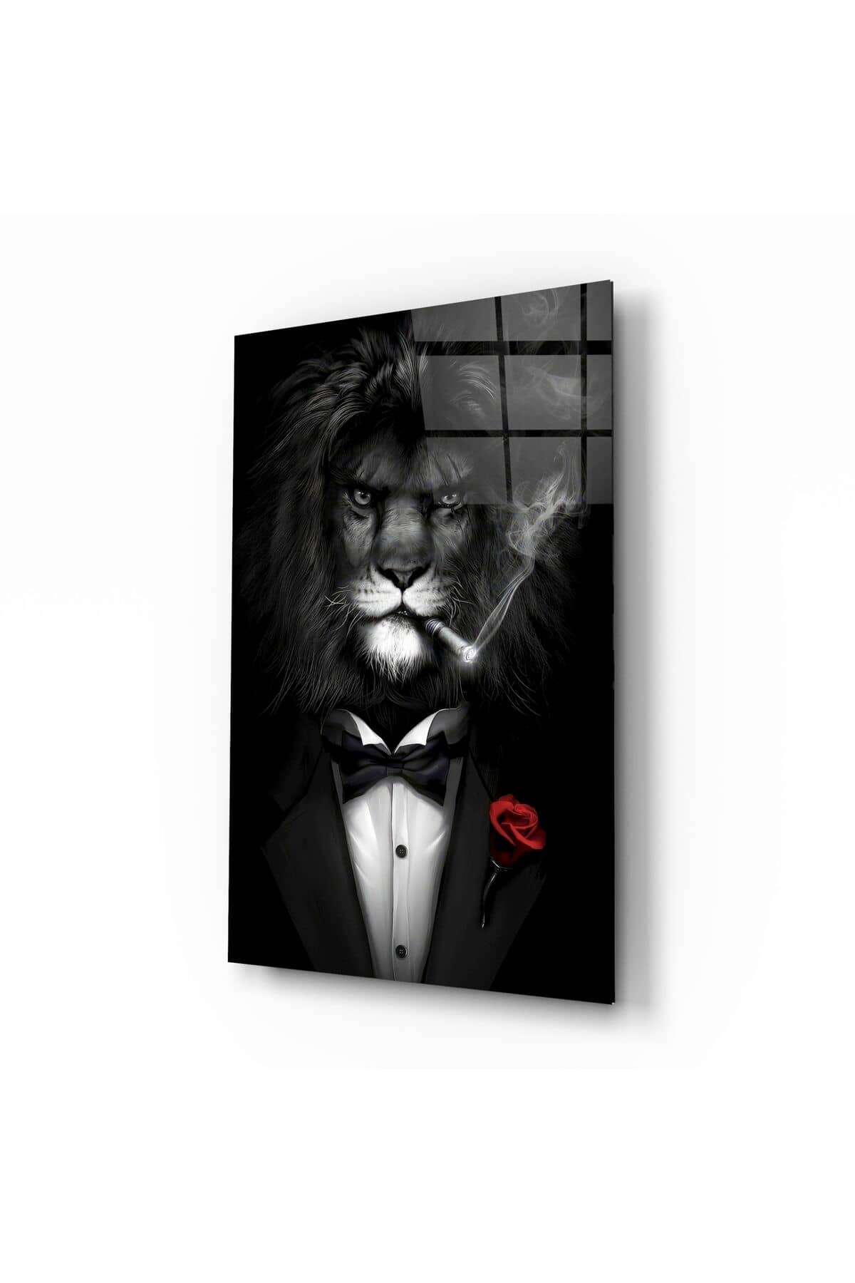 Aslan Bey Cam Tablo | Hediyelik, Dekoratif, Ofis, Mutfak