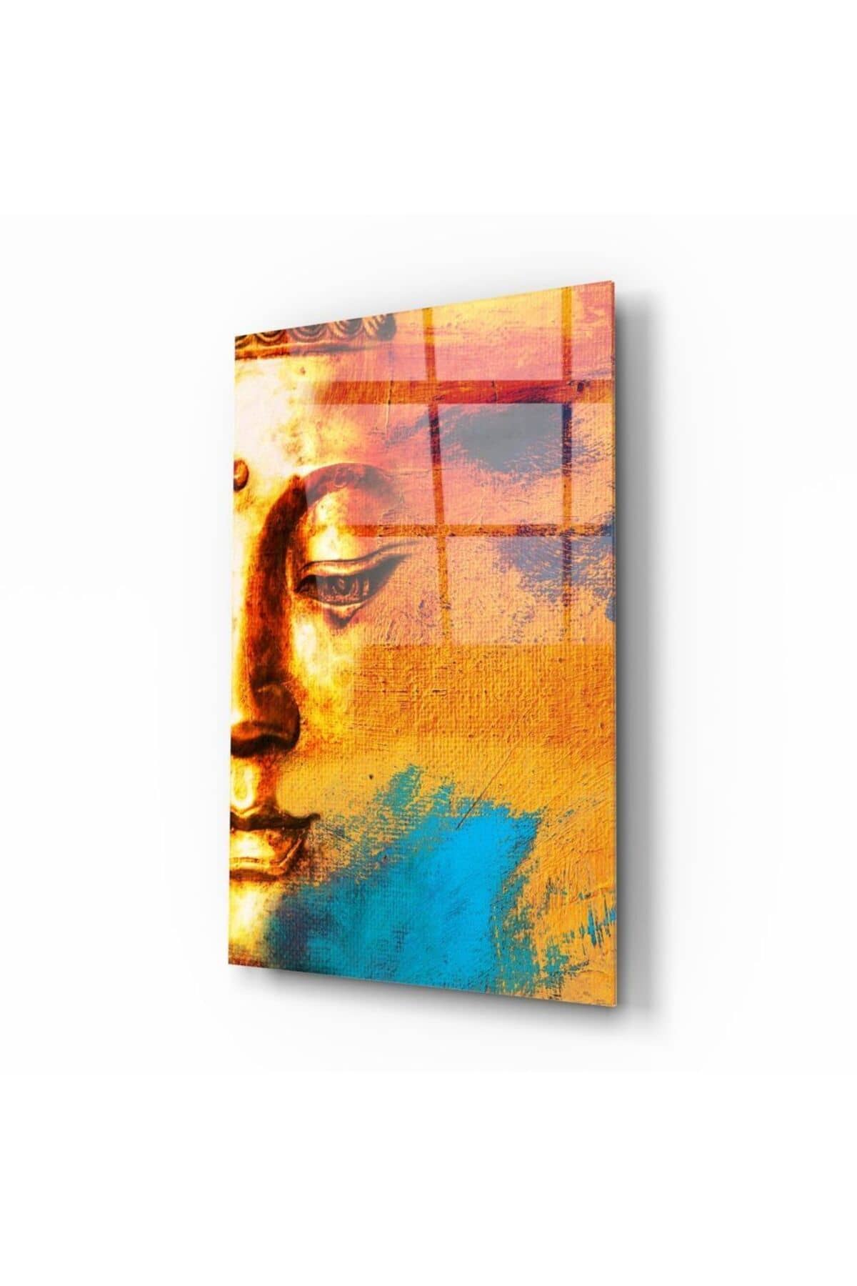 Buddha Portre Cam Tablo | Hediyelik, Dekoratif, Ofis, Mutfak