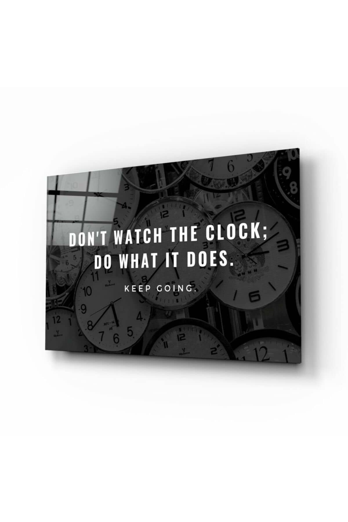 Don't Watch The Clock Cam Tablo | Hediyelik, Dekoratif, Ofis, Mutfak