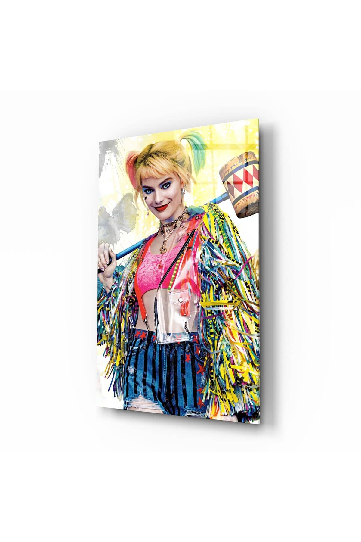 Harley Quinn Cam Tablo | Hediyelik, Dekoratif, Ofis, Mutfak