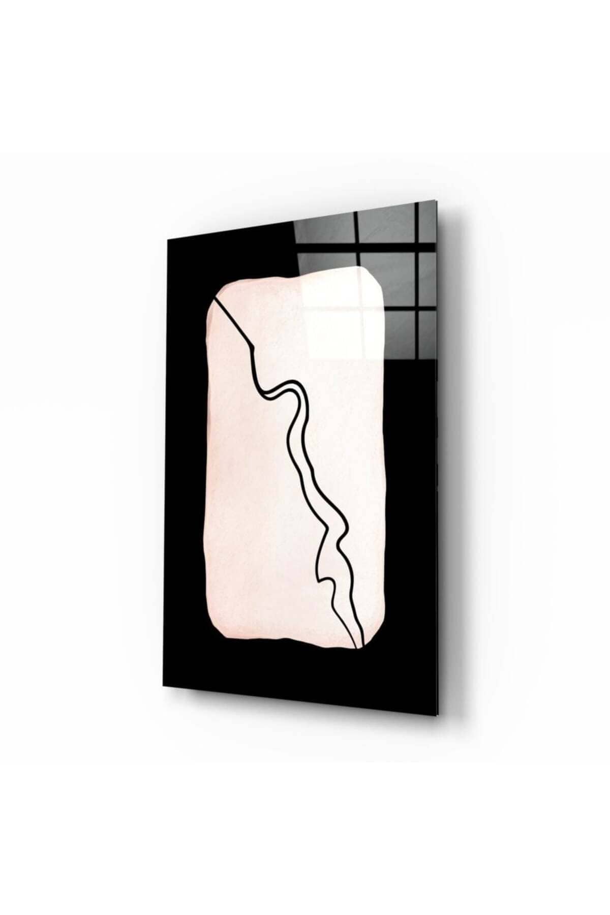 Abstract Ayrım Cam Tablo | Hediyelik, Dekoratif, Ofis, Mutfak