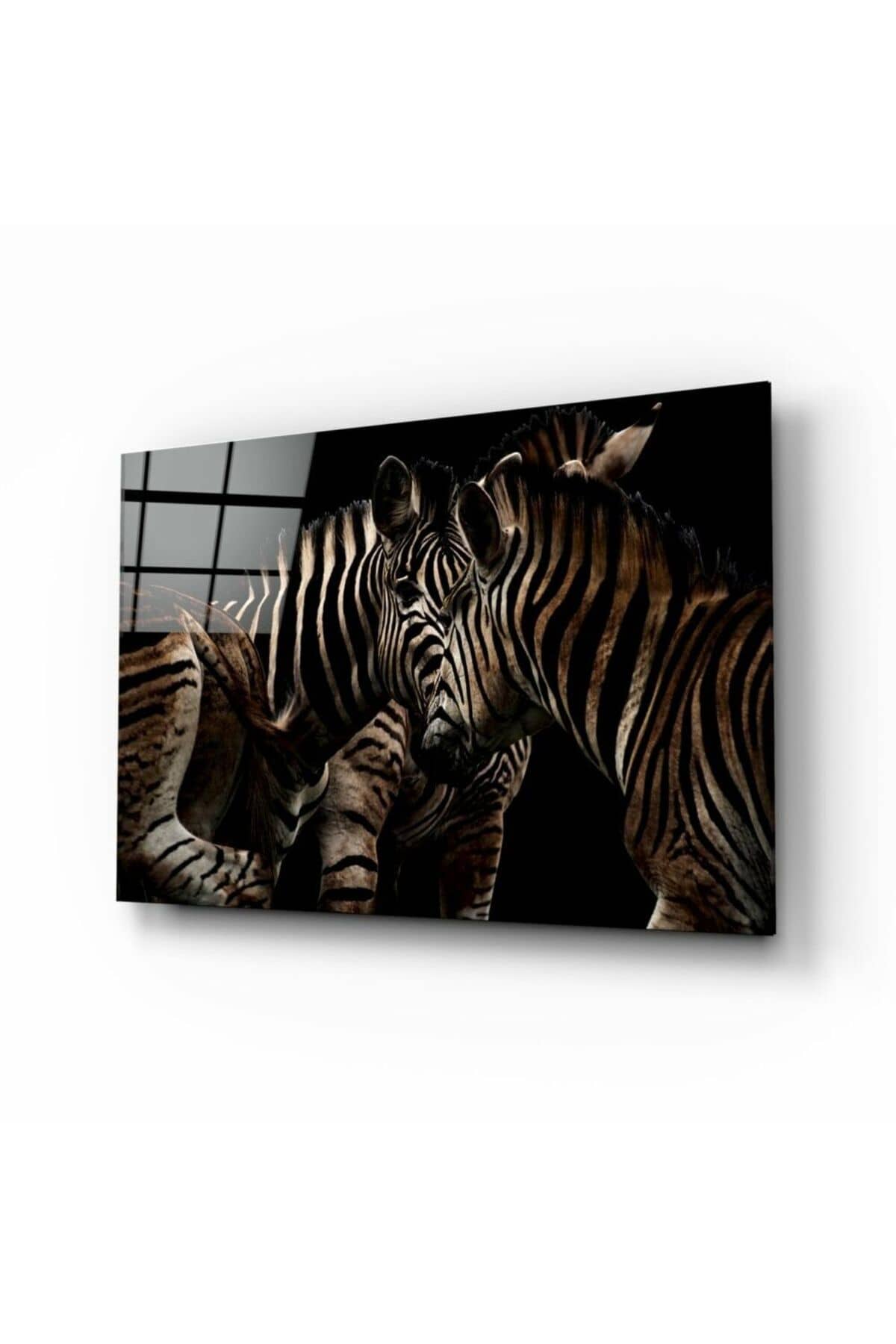 Zebra Cam Tablo No:1048 | Hediyelik, Dekoratif, Ofis, Mutfak