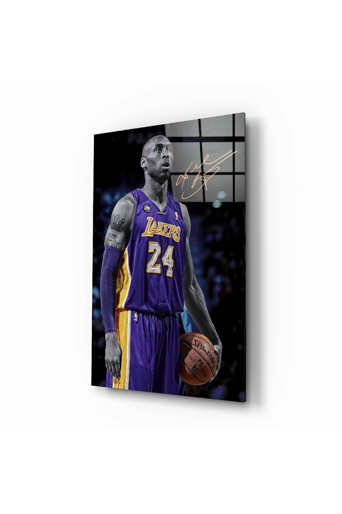 Kobe Bryant Cam Tablo | Hediyelik, Dekoratif, Ofis, Mutfak