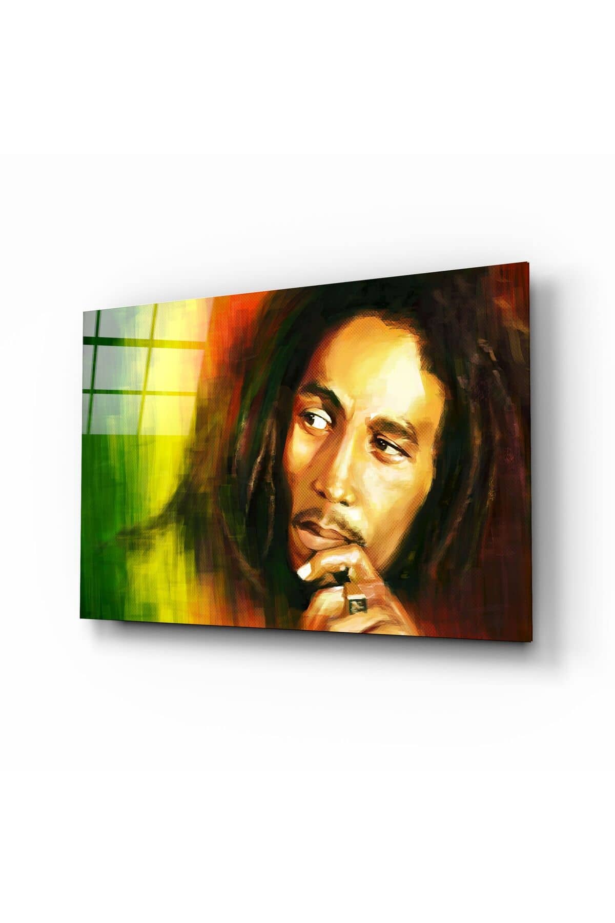 Bob Marley Cam Tablo | Hediyelik, Dekoratif, Ofis, Mutfak