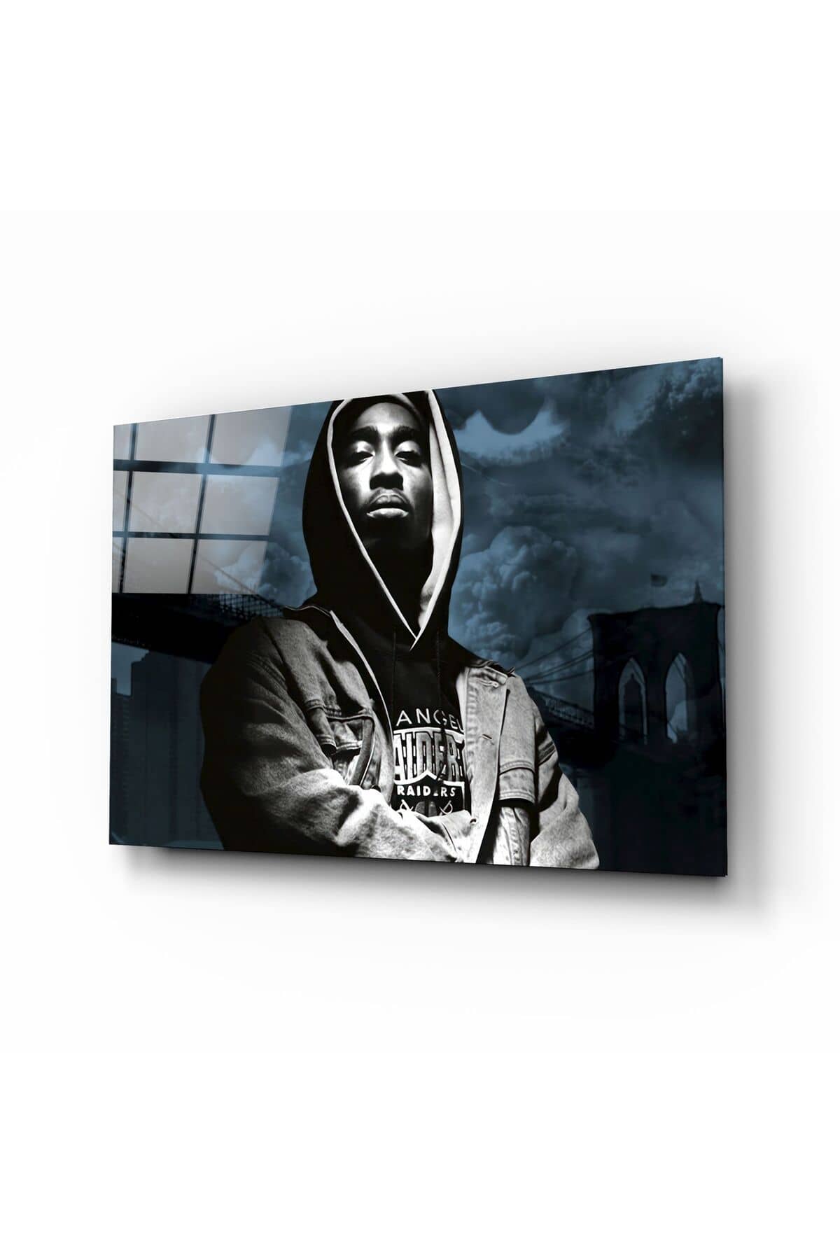 Tupac Shakur Cam Tablo | Hediyelik, Dekoratif, Ofis, Mutfak