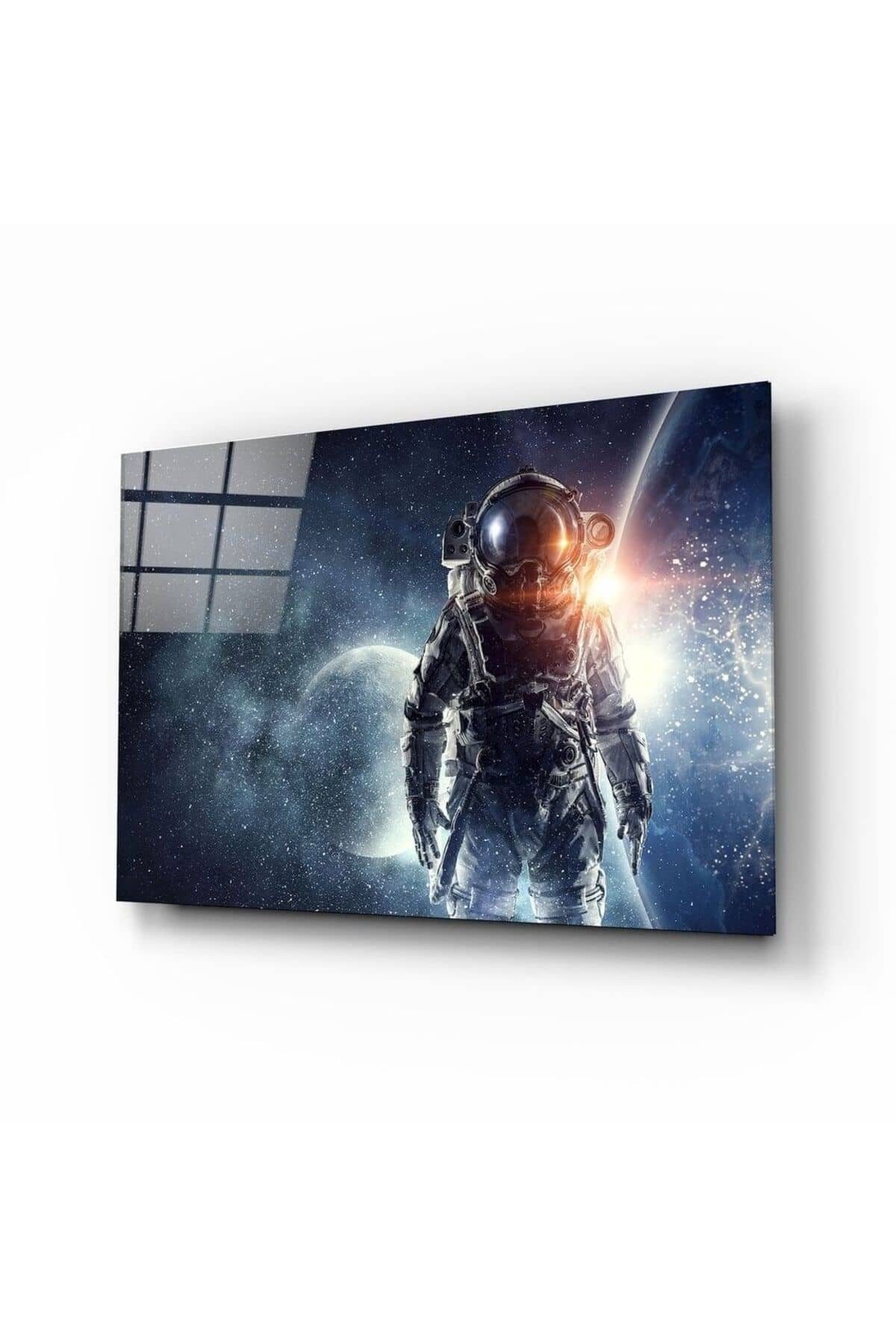 Astronot Cam Tablo | Hediyelik, Dekoratif, Ofis, Mutfak