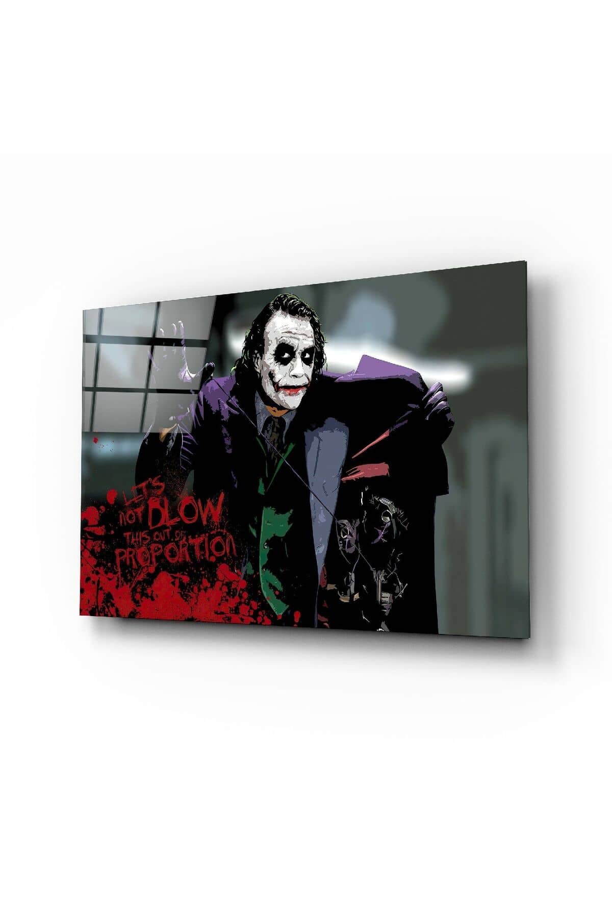 Joker Cam Tablo No:6079 | Hediyelik, Dekoratif, Ofis, Mutfak