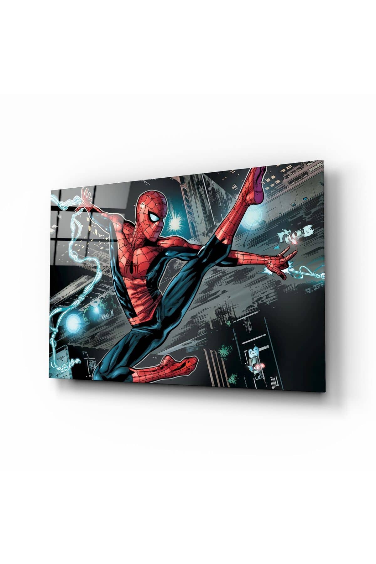 Örümcek Adam - Spider Man Cam Tablo | Hediyelik, Dekoratif, Ofis, Mutfak