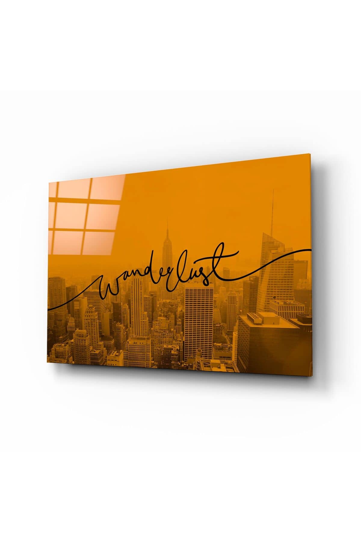 Wanderlust Cam Tablo | Hediyelik, Dekoratif, Ofis, Mutfak