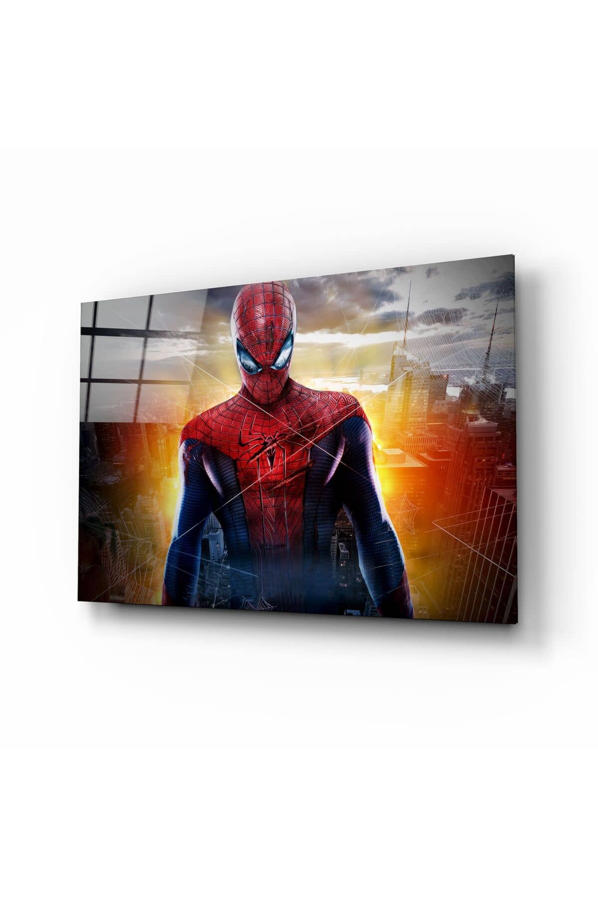 Örümcek Adam - Spider Man Cam Tablo | Hediyelik, Dekoratif, Ofis, Mutfak