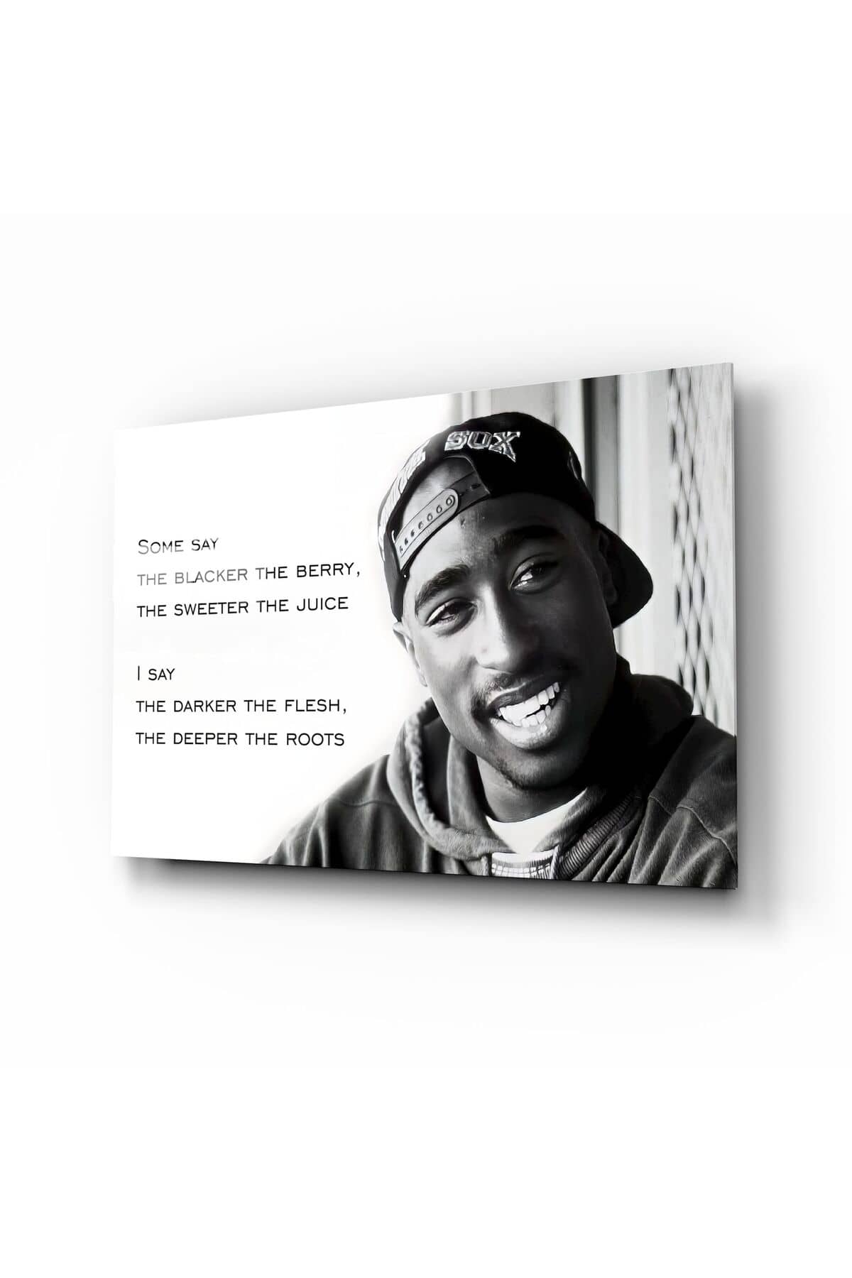 Tupac Shakur Cam Tablo | Hediyelik, Dekoratif, Ofis, Mutfak