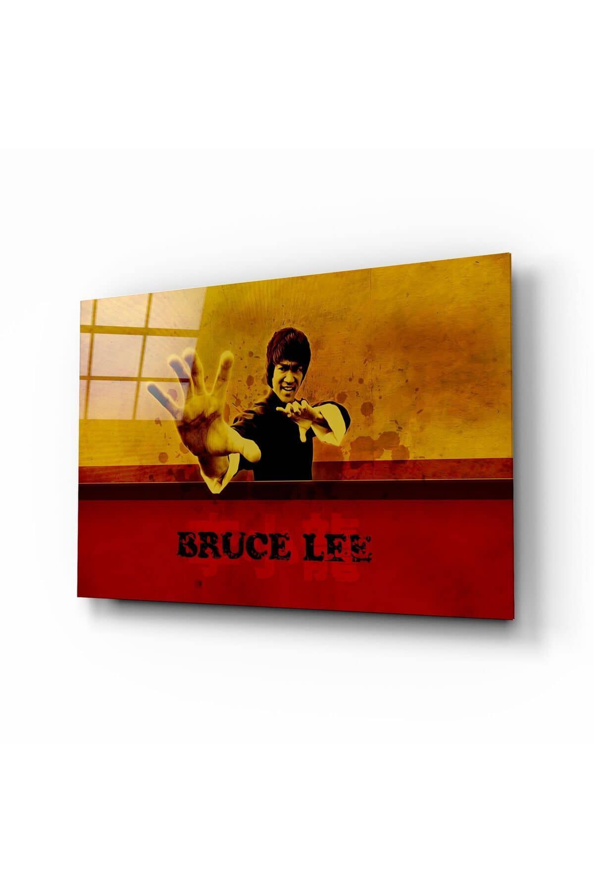 Bruce Lee Cam Tablo | Hediyelik, Dekoratif, Ofis, Mutfak