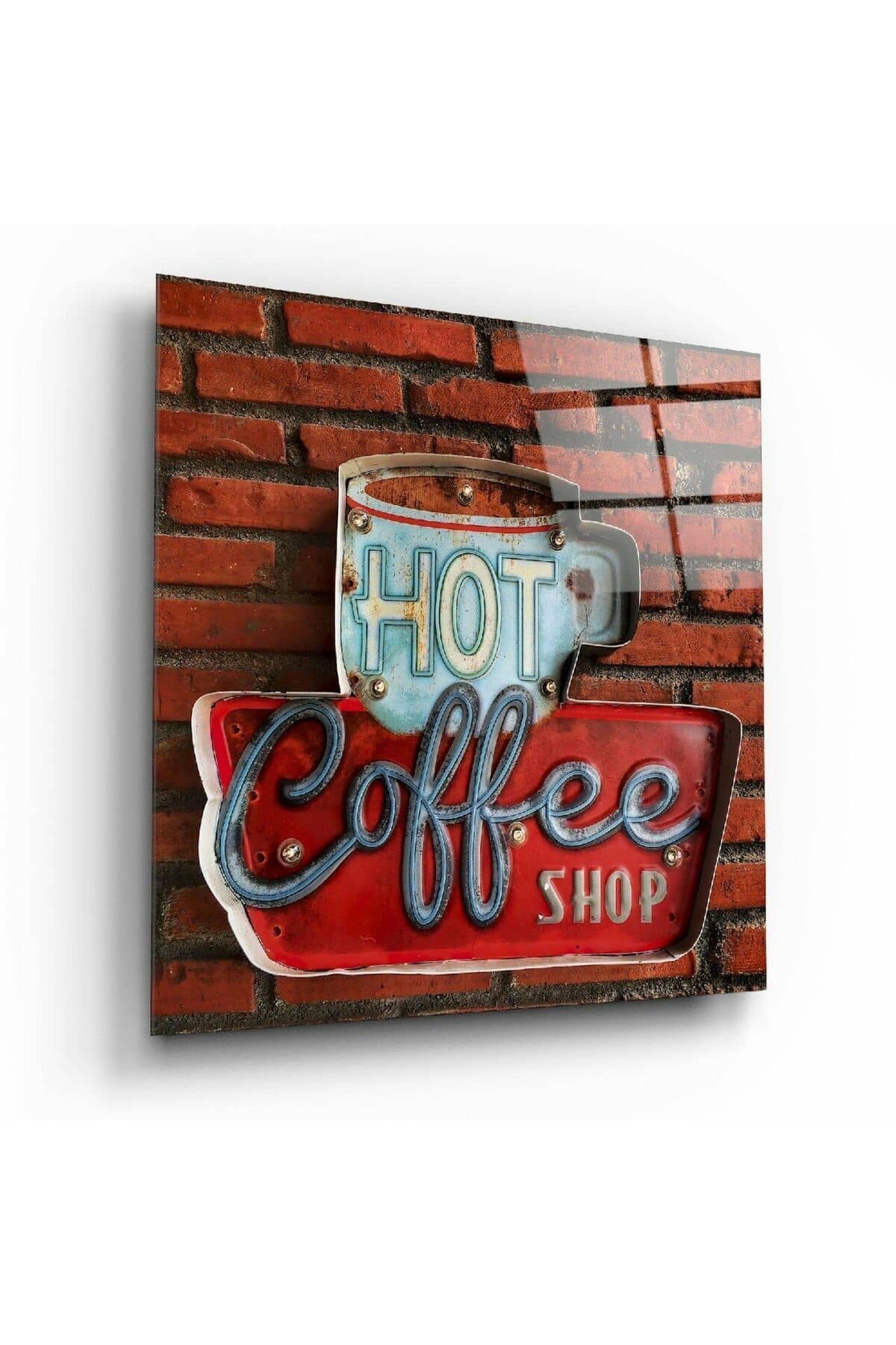 Hot Coffee Cam Tablo | Hediyelik, Dekoratif, Ofis, Mutfak