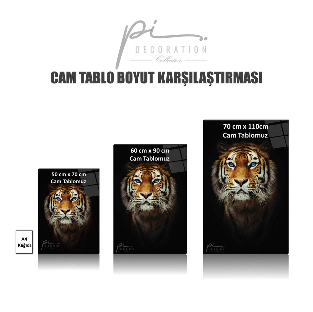 Geometrik Desen Cam Tablo
