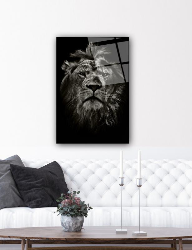 Aslan Cam Tablo