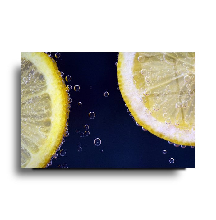 Limon Dilimleri Cam Tablo