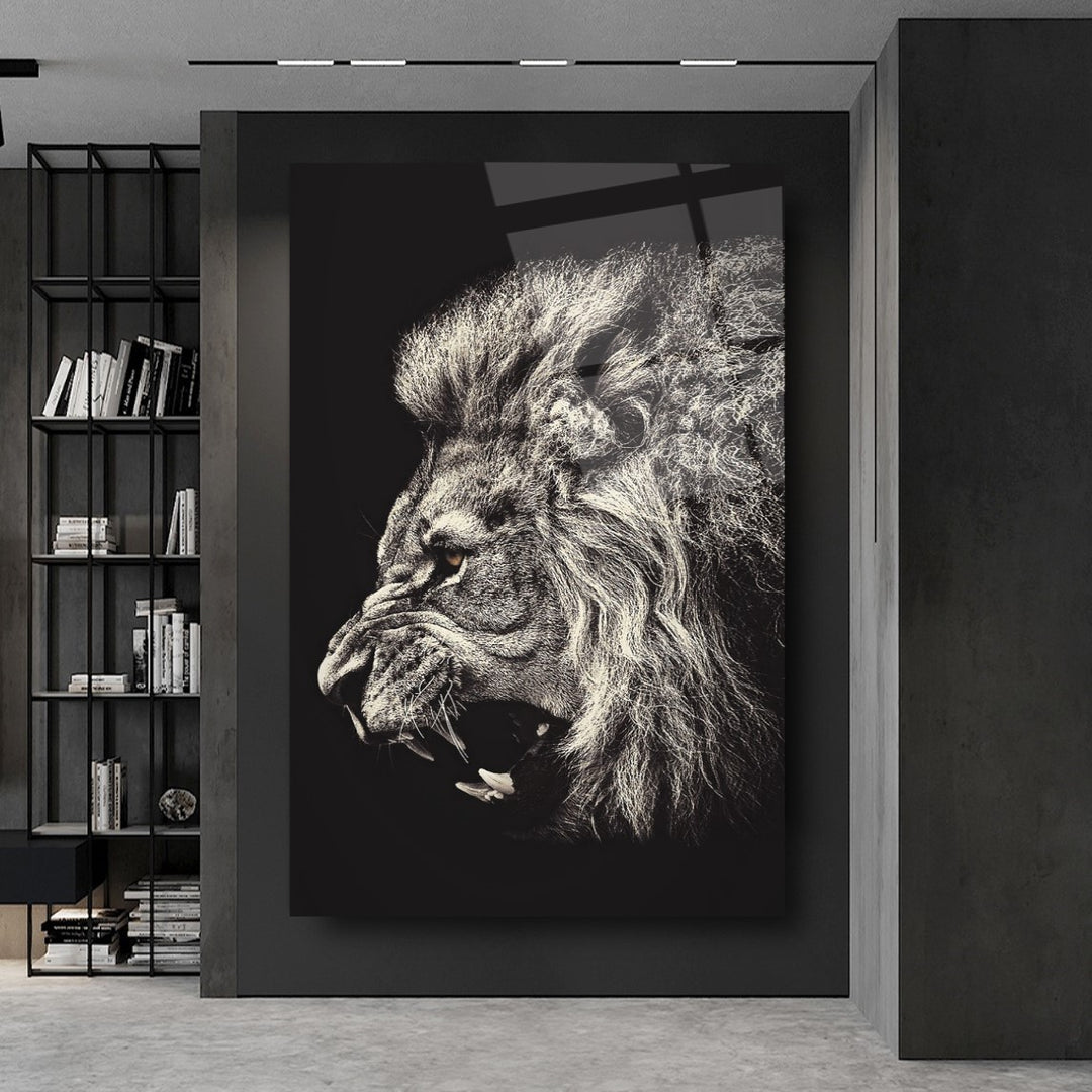 Aslan Cam Tablo