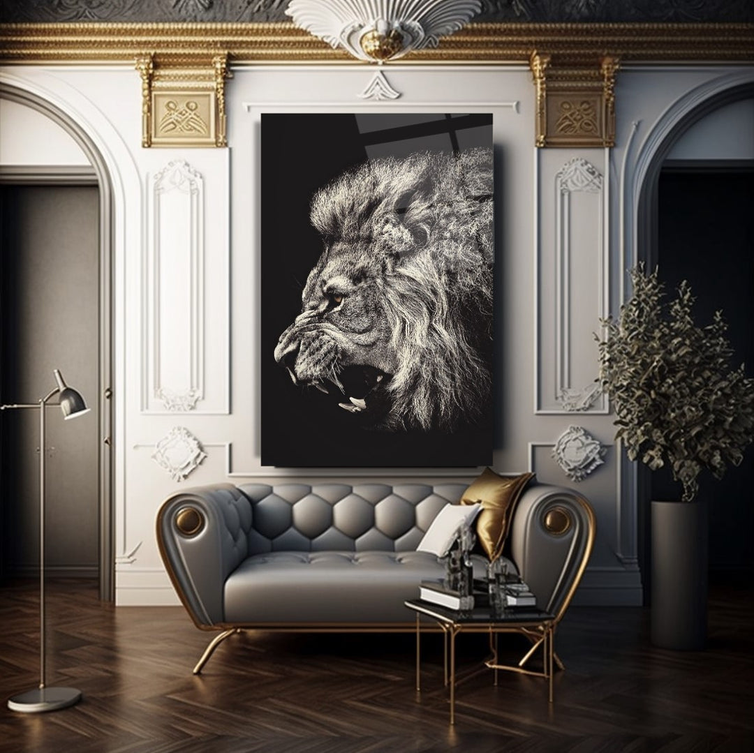 Aslan Cam Tablo