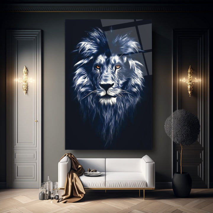 Aslan Cam Tablo