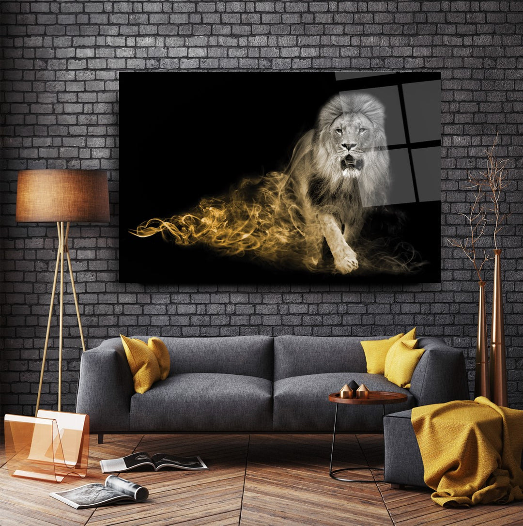 Aslan Cam Tablo
