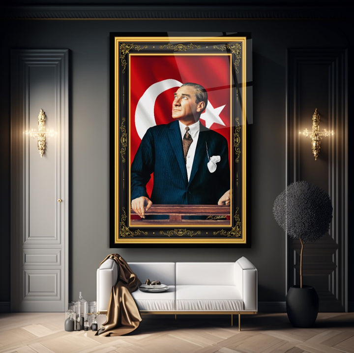 Atatürk Cam Tablo