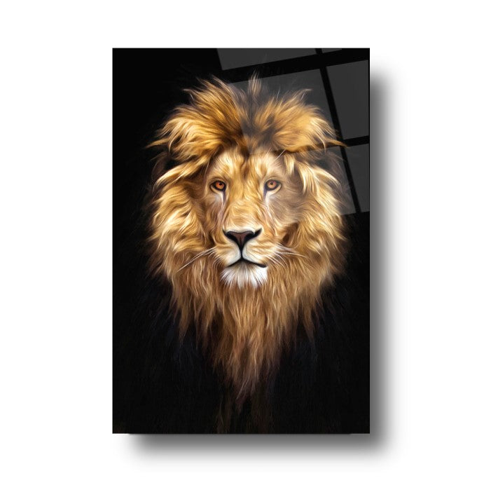 Aslan Cam Tablo