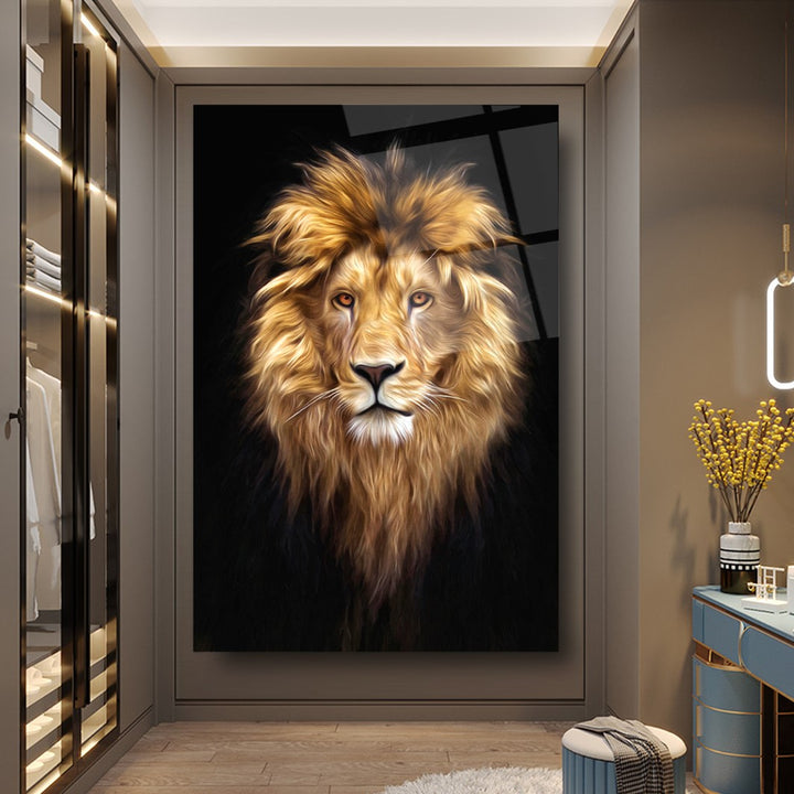 Aslan Cam Tablo