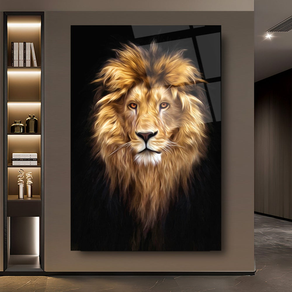 Aslan Cam Tablo