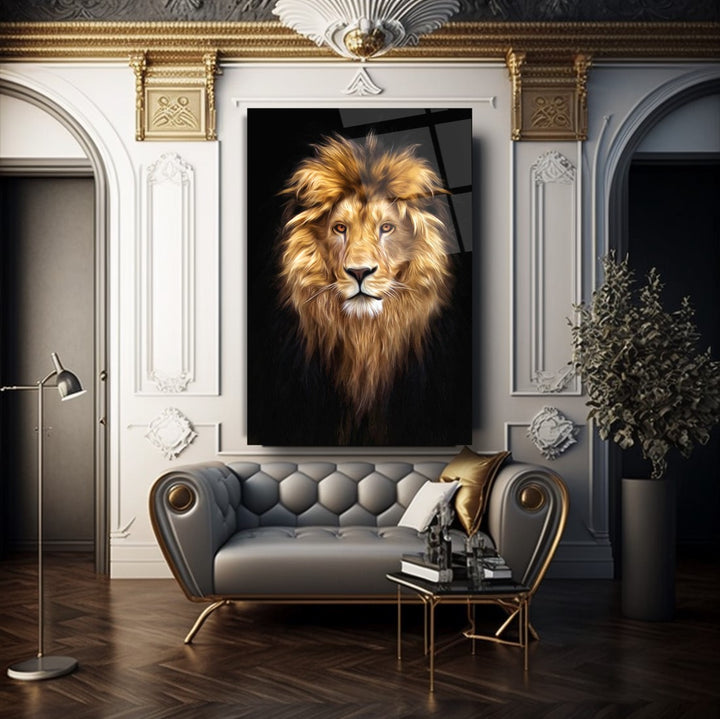 Aslan Cam Tablo