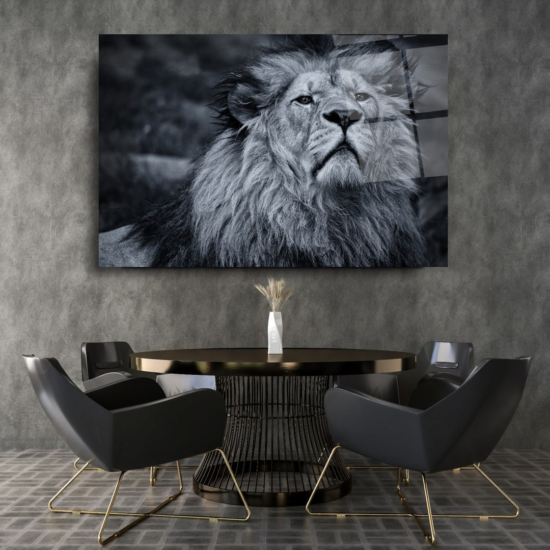 Aslan Cam Tablo