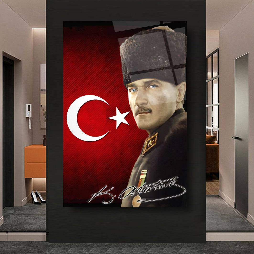 Atatürk Cam Tablo