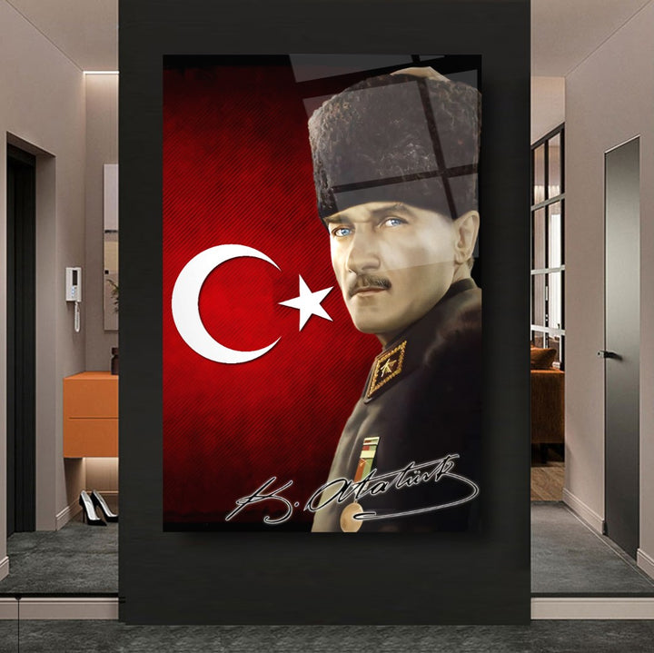 Atatürk Cam Tablo
