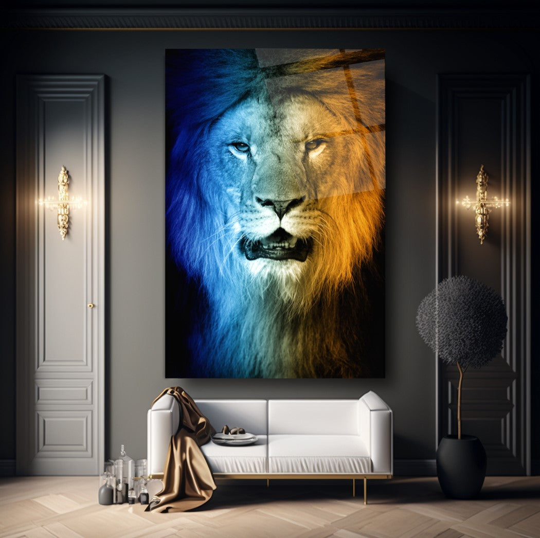 Aslan Cam Tablo
