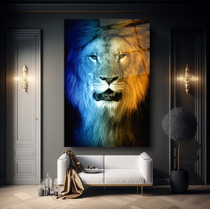 Aslan Cam Tablo