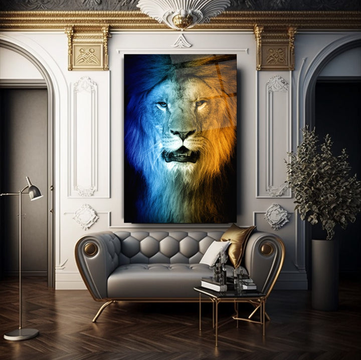 Aslan Cam Tablo