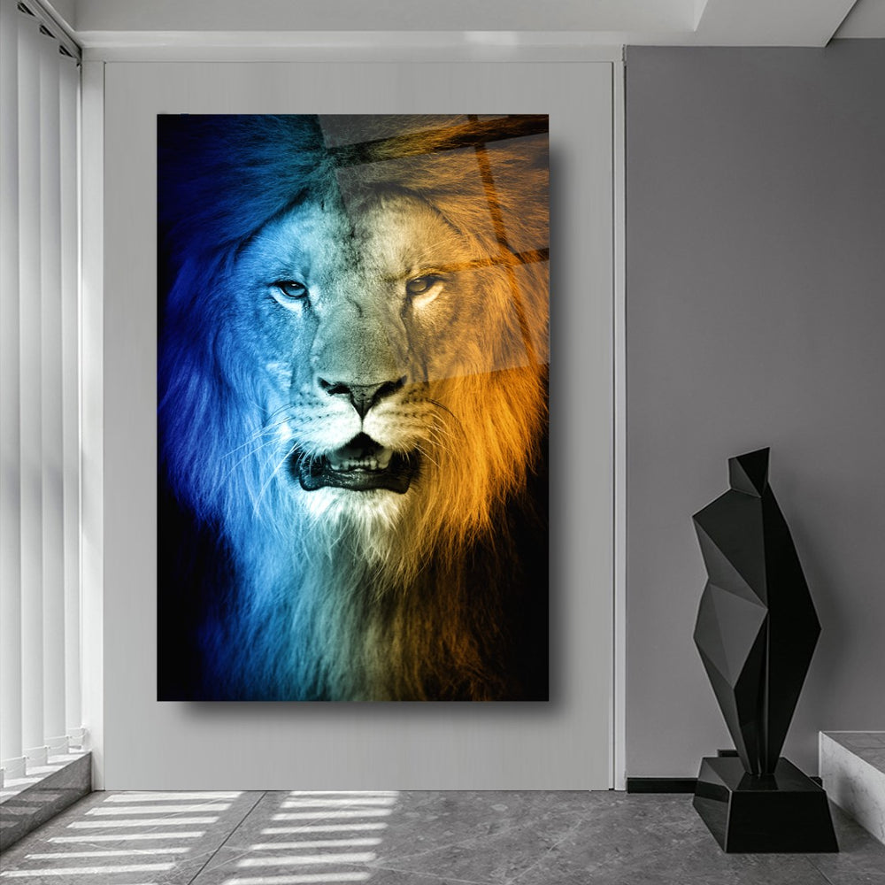 Aslan Cam Tablo