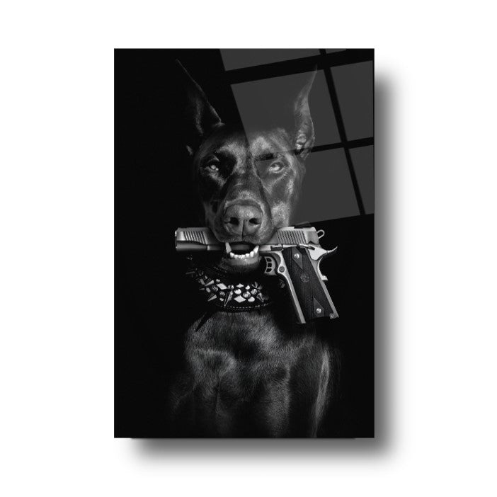 Köpek Cam Tablo