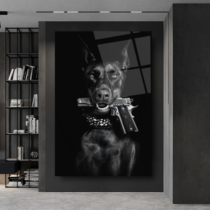Köpek Cam Tablo